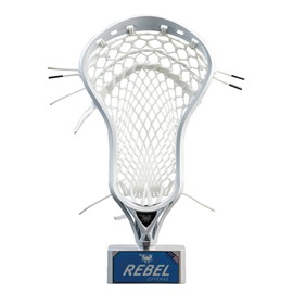 East Coast Dyes - Rebel Offense Stung Lacrosse Head - White Elite Pocket - White - Hero 2.0 SS