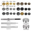 Press Stud Set with Pliers, 120 Pcs/Set Sewing Snap Clothes