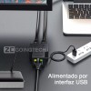 Zcgoingtech Adaptador Ethernet,divisor De Red Rj45 Puerto 1 Dividido 2