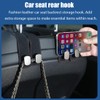 ZEPIQOR Pack of 6 Car Storage Hooks, Car Plastic Hooks