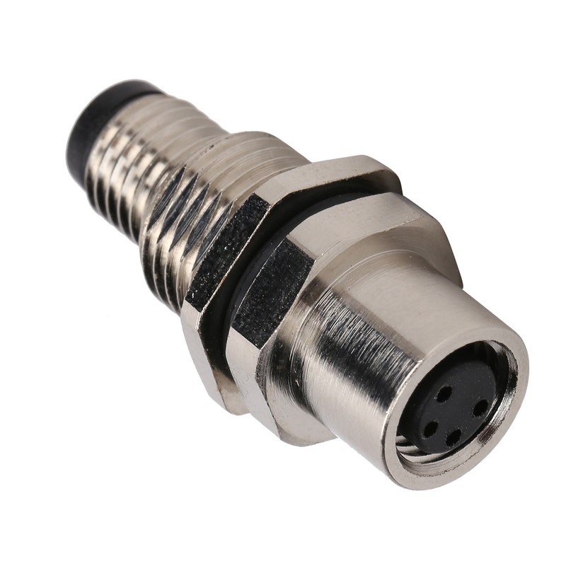 M8‑I4 Brass Industrial Connector Adapter M8 IP67 Waterproof Connector 4pin