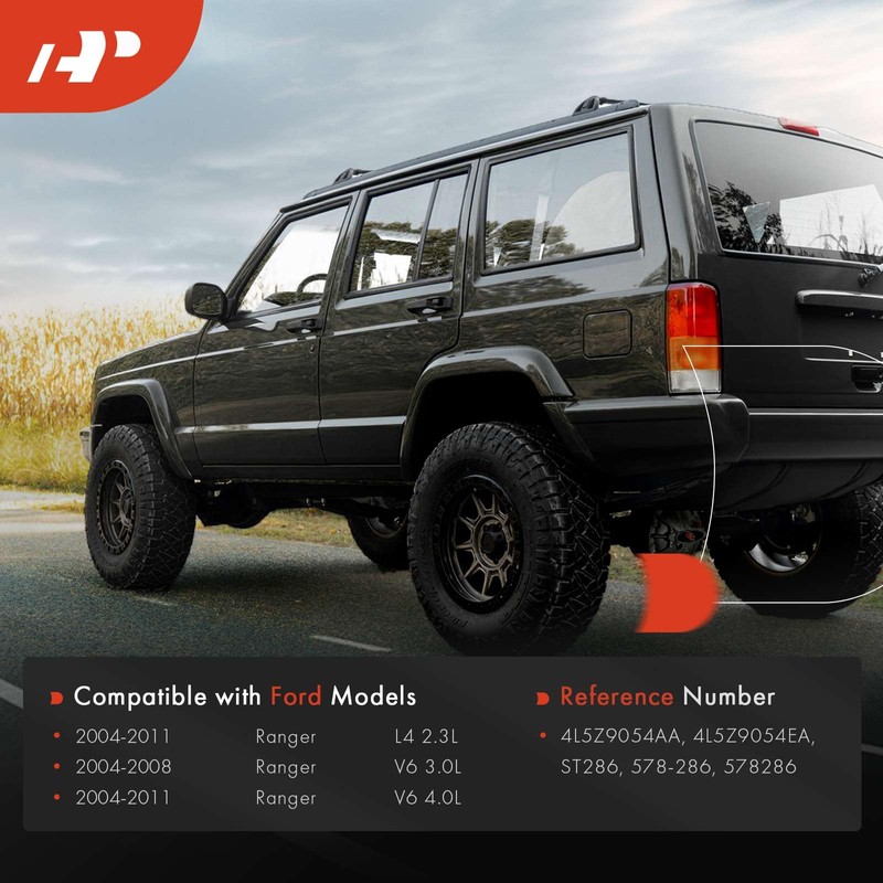 A-Premium Fuel Tank Straps Compatible with Ford Ranger 2004-2011 L4