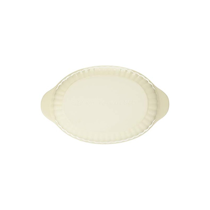 Banko Ware 12476 Oven-safe, Color Line, Oval Au Gratin Plate,