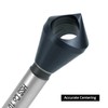 QWORK 4PCS Cobalt Single-End Countersink Chamfer Tool Set, M35 High-Speed
