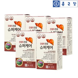 Chong Kun Dang Liver Health Super Care 5-month supply of Milk Thistle Silymarin, which is good for the liver / 종근당 간 건강 슈퍼케어 5개월분 간에좋은 밀크씨슬 실리마린