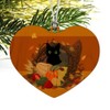 GRAPHICS & MORE Thanksgiving Black Cat Hiding in Cornucopia with