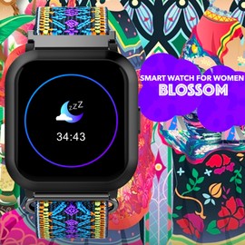 BIGCHINAMALL Smart Watch Fitness Tracker Watches for Women, Fitness Watch with Heart Rate Monitor Blood Pressure Monitor Sports Tracker Sleep Monitor (Bohemia)