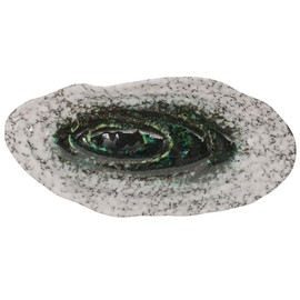 Toddmomy Ceramic Butterfly Puddler Water Feeder Tray 8.27 Inch Outdoor Bee and Wildlife Water Dish for Garden Lawn Yard
