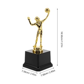 SUPVOX Mini Volleyball Trophies for Boys and Girls Gold Award Cup for Sports Competitions and Party Favors Elegant Design Refined Appearance for Celebrating Achievements