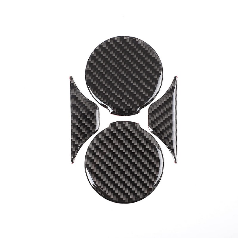 Soft Carbon fiber Car Central Control Water Cup Holder Coaster