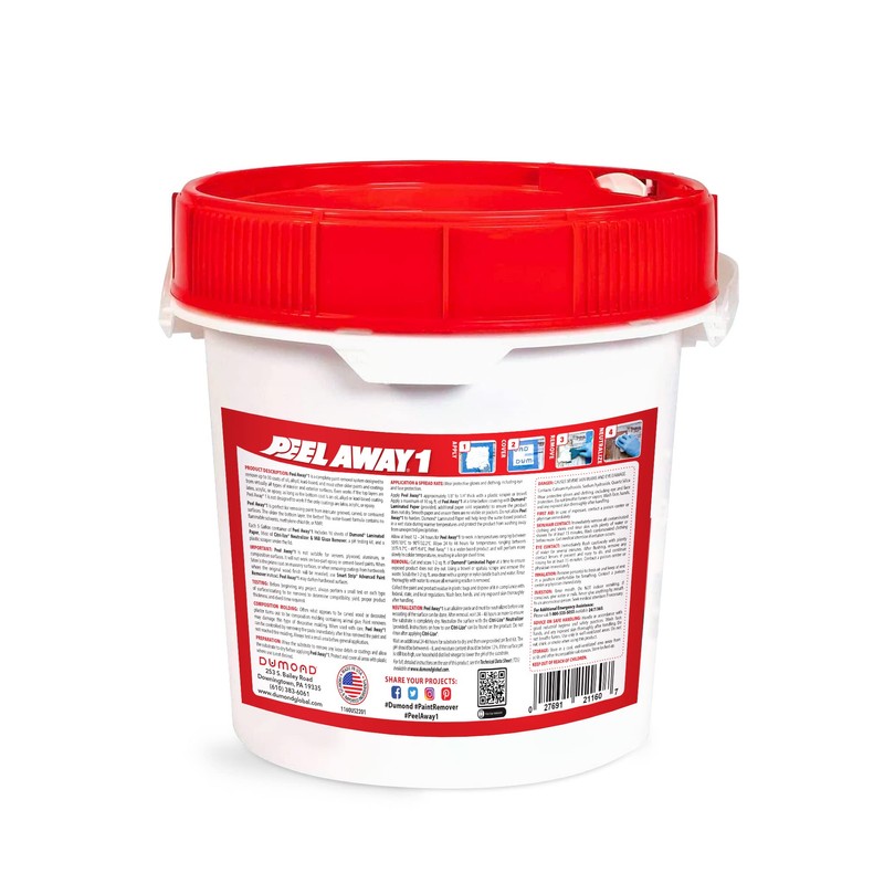 Peel Away Dumond Chemicals, Inc. 1160N 1 Heavy-Duty Paint Remover,