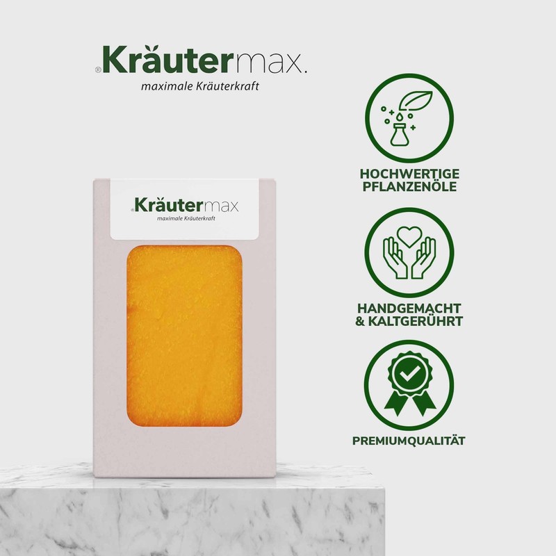 Marigold Soap with Flower Extract and Marigold Oil Natural Pure