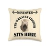 Move Over The Wheaten Terrier Sits Here Funny Dog Quote