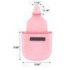 KIBBEH Pink Reusable Silicone Fuel Glove, Protect Hands from Filthy