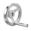 GLEAVI Milling Machine Handwheel Square Edge Metal Hand Wheel for