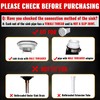 VIVIDA Flexible Sink Drain Pipe, 1-1/2" Expandable Flexible P Trap