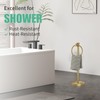 Hoimpro 17 Inch Stand Hand Towel Holder Towel Bar Towel
