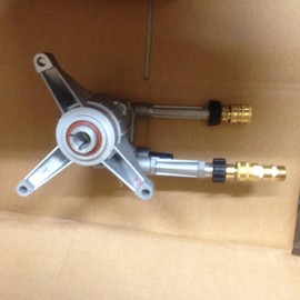 PRESSURE WASHER PUMP UNDER ENGINE FRONT HOSE(BY SPARK PLUG)CONNECTIONS TROY-BILT W/ALL QC FITTINGS