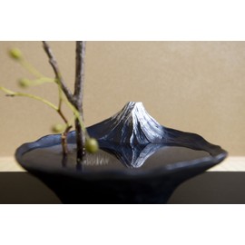Nagae Saka Fuji Blue Fuji Flower Vase Water Basin