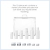 Conair Travel Sized Toiletries, TSA Approved Travel Bottles, Travel Sized