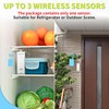 Wireless Freezer Thermometer with Alarm Refrigerator Thermometer, Fridge Freezer Alarm