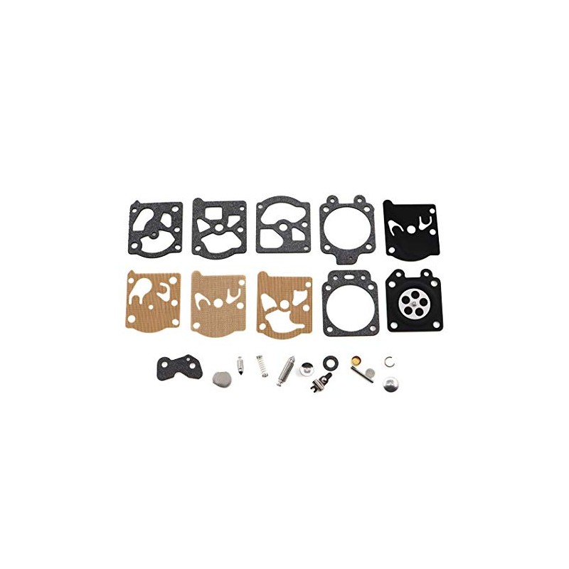 MCHNIC 2x Carburettor Membranes Repair Kit with Fuel Hose for