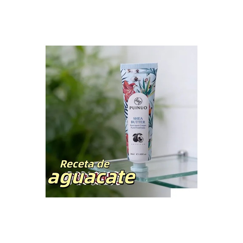 Crema De Manos De Aguacate Para Piel Seca Formato Viaje