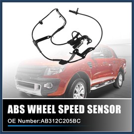 INFINAUTO Front Left ABS Wheel Speed Sensor Transmission Speed Sensor for Ford for Ranger T6 Pickup 2011-2013 No.AB312C205BC Durable Material Stylish Design