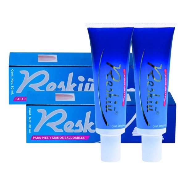 Kit De 2 Cremas Reskiú Para Eliminar Hongos En Uñas