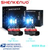 SHENKENUO 4Pcs 8000K Blue LED Headlight Bulbs High Low Beam