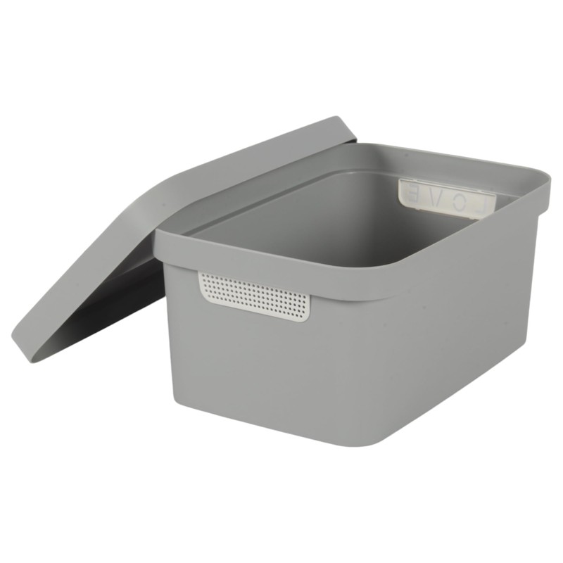 Jolie Max Plastic Storage Box with Lid, Stackable & Space-Saving