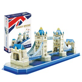Party town C238h Tower Bridge, London Adult, Assembly Games, 3D Puzzle, Children 8 Years, Blue
