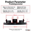 RhinoTuning 4 Pcs Set 63mm Wheel Centre Cap OD 63mm