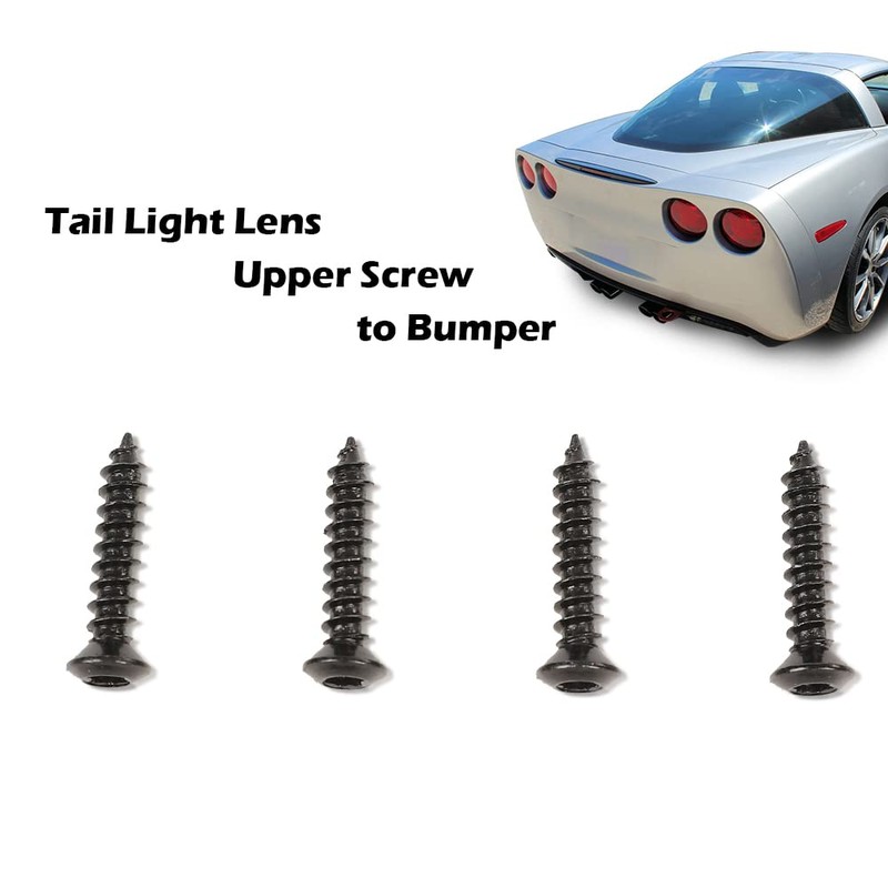 G-PLUS Bumper Tail Lamp Tail Light Lens Screw Compatible with