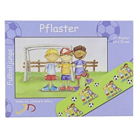 Kinderpflaster Fußballjungs Briefchen