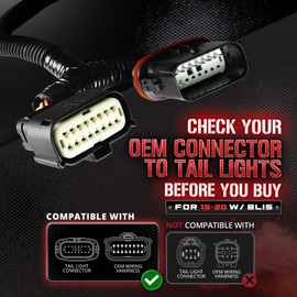 OPT7 Redline Easy Connect Harness for 2015-2020 F150 All Models (W/BLIS/Backup Camera/Tow Assist Sensor)