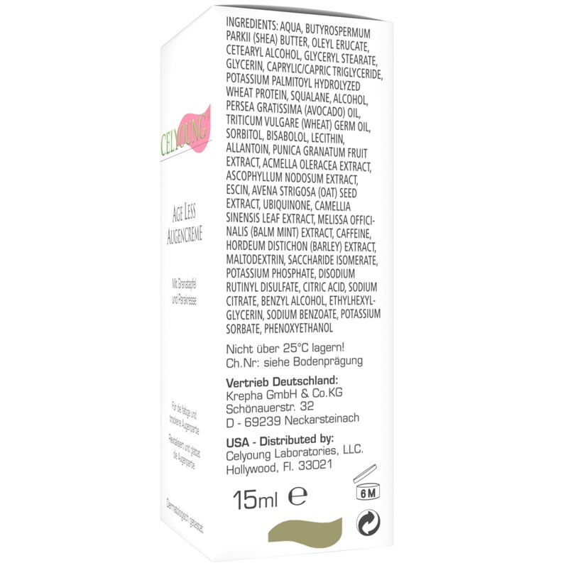 CELYOUNG® Age Less Pomegranate Eye Cream 15ml