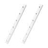 Gedotec Shelf Support Rail System Wall Rail Metal for Screwing