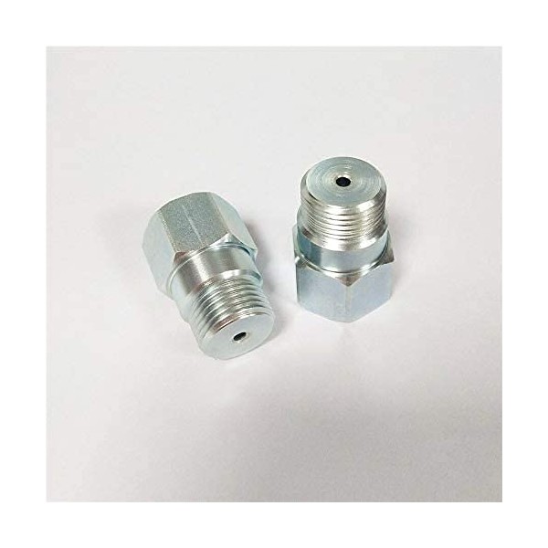 Riloer M18*1.5 Brass Center Hole 3mm O2 Oxygen Sensor Extender
