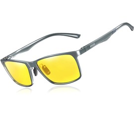 ANYLUV Polarized Sunglasses-Men Mens-Sunglasses Sun-Glasses: Luxury Al-Mg Metal UV400 Protection Fishing Driving Golf