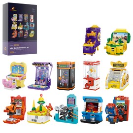 JMBricklayer Friend Game Console Building Set 20134,12 in1 Mini Game Console Collectible Model Building, Christmas Party Favors for Goodie Bags, Classroom Prizes, Birthday Gifts for Girls Boys