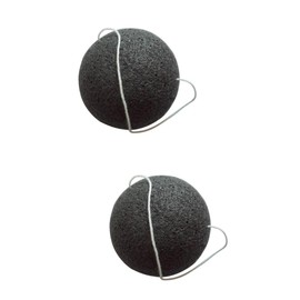 FOMIYES 2pcs Bamboo Face Wash Sponges for Men Women Gentle Exfoliator for Skin Types