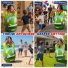 48” Inflatable Football Target Net Toss Game, Perfect for Party