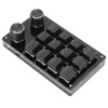 One Handed Macro Mechanical Keyboard 12 Key Multifunction DIY Programmable