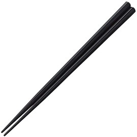 福井クラフト 箸 PBT樹脂箸 中国製 食洗機対応 筋目六角箸 黒 22.5cm