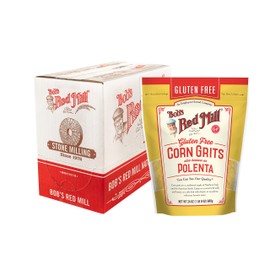 Bob's Red Mill Gluten Free Corn Grits/Polenta, 24oz (Pack of 4) - Gluten Free, Vegan, Kosher