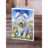 Caroline's Treasures DAC5091GCA7P Komondor Easter Egg Hunt Greeting Cards Pack