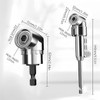 105 Degree Right Angle Drill Adapter Set,1/4" Hex Shank Driver