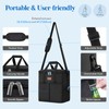 Lifewit Insulated Cool Bag with 30-Can Capacity, Black