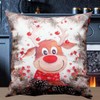 Kamaca Series Red-Nosed Reindeer, High-Quality Print Motif with Funny Reindeer